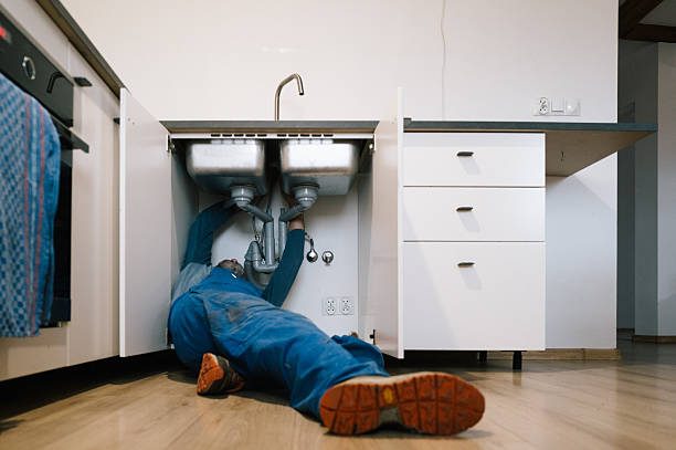 Professional Emergency Plumber technician working in Fenelton, PA